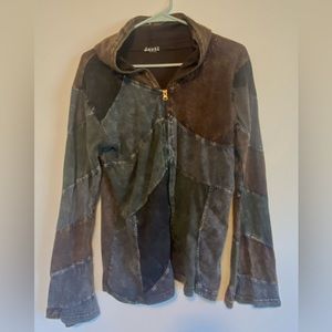 Jayli Boho Zip Up Hoodie Light Weight